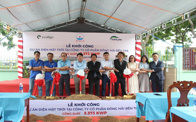 LỄ KHỞI CÔNG DỰ ÁN ĐIỆN MẶT TRỜI CÔNG TY CỔ PHẦN ĐÔNG HẢI BẾN TRE